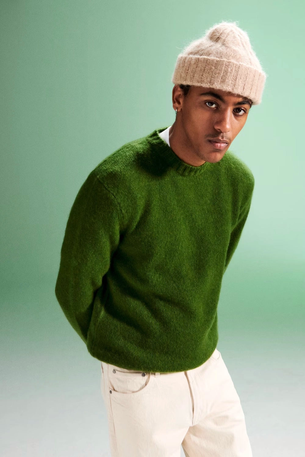 NN07 LEE ITALIAN MERINO WOOL BLEND CREW NECK KNIT 6598