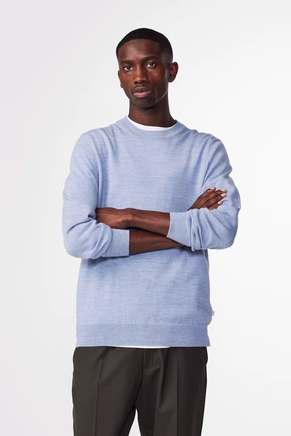 NN07 TED 100% CERTIFIED WOOL CREW NECK KNIT 6605