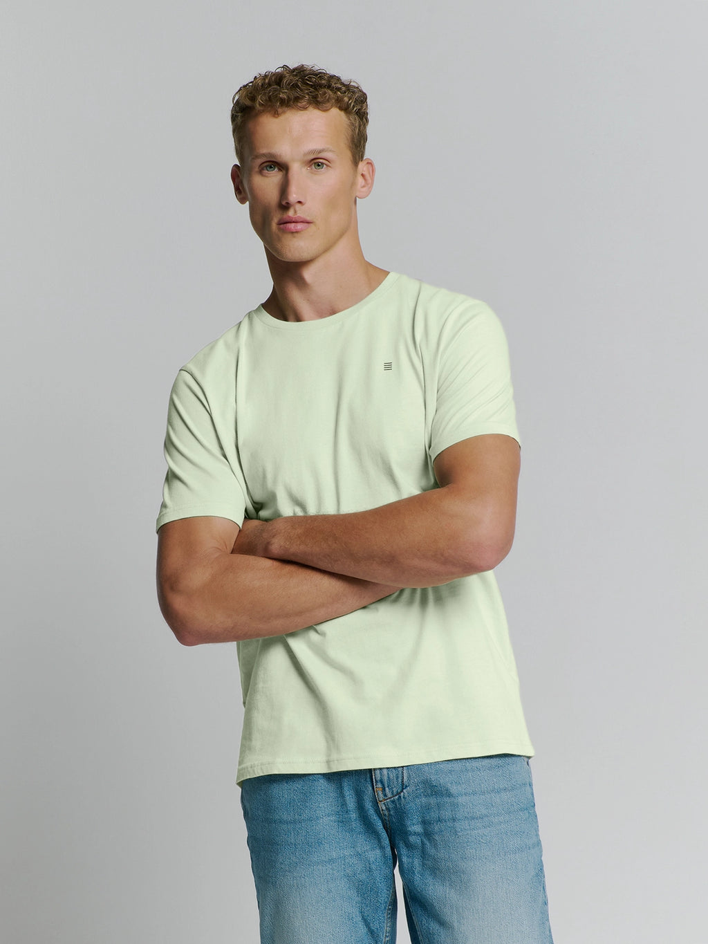 NO EXCESS SOLID CREW NECK TSHIRT 27340101SN