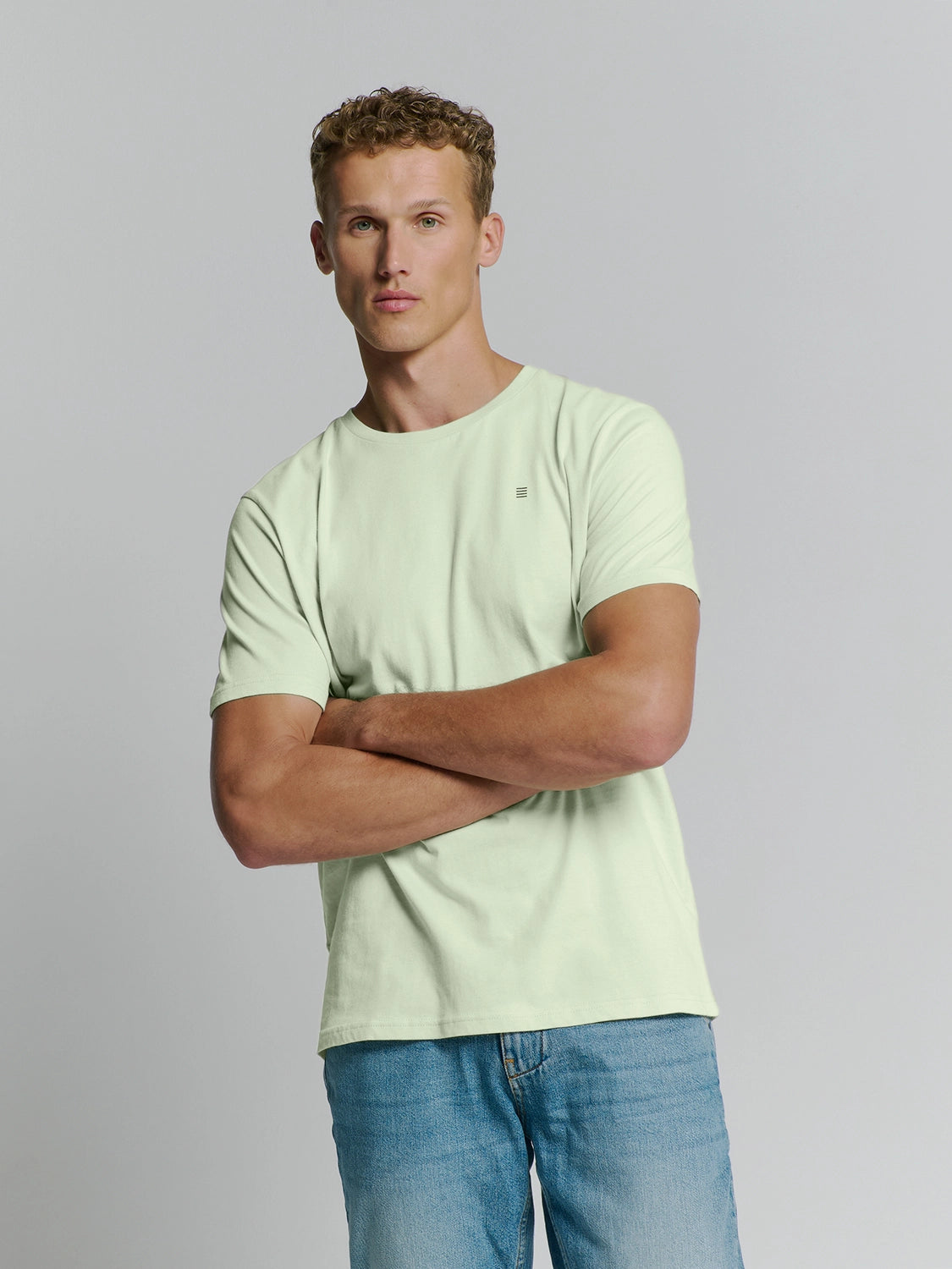 NO EXCESS SOLID CREW NECK TSHIRT 27340101SN