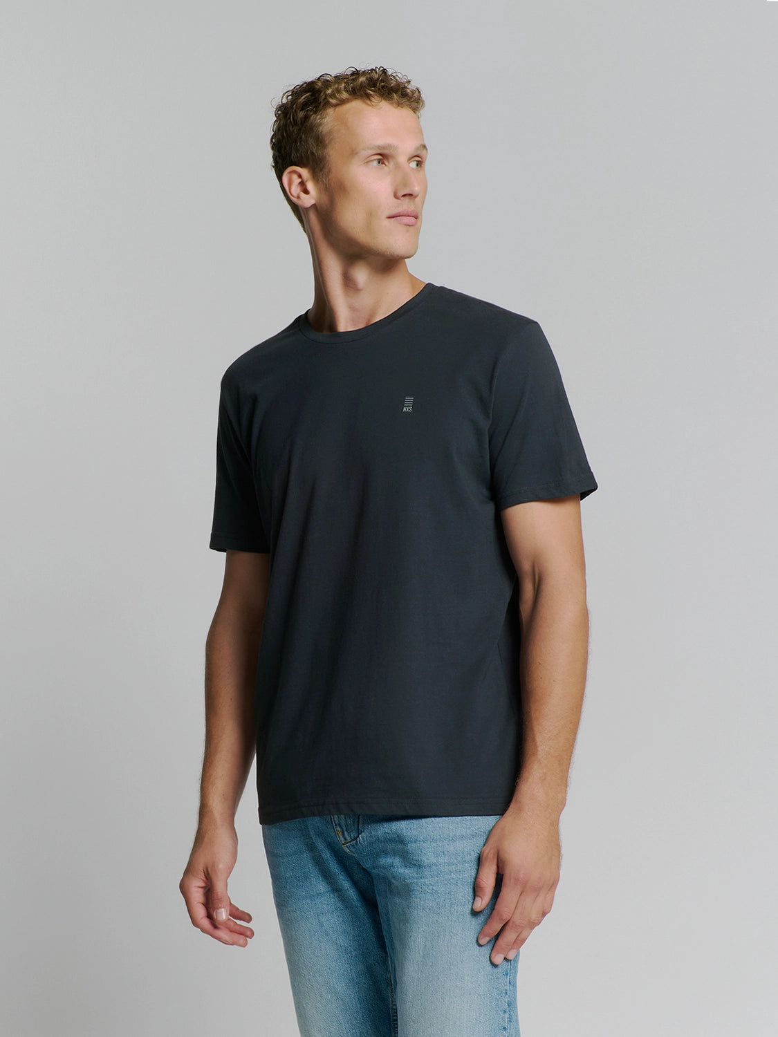 NO EXCESS SOLID CREW NECK TSHIRT 27340101SN