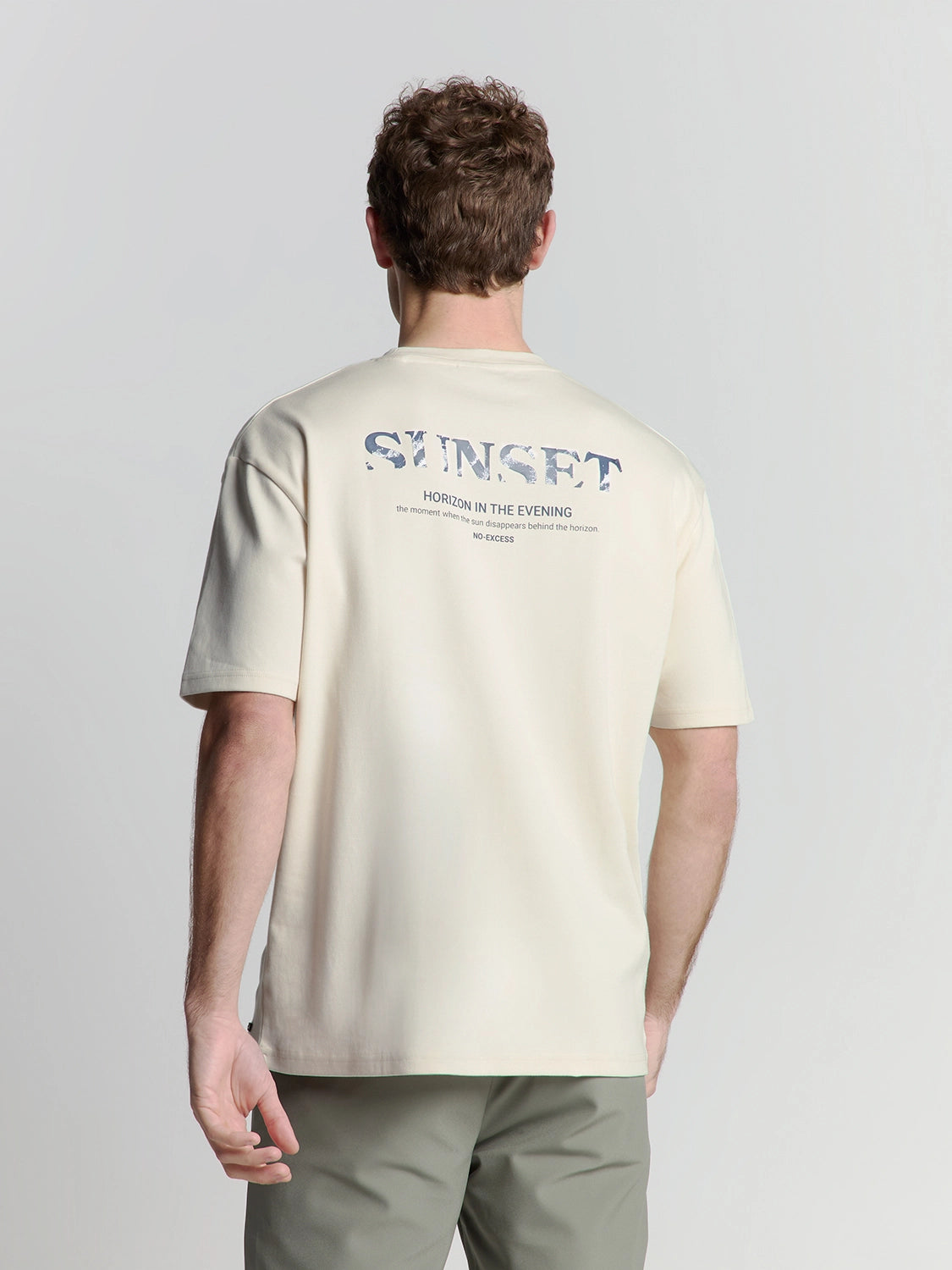 NO EXCESS BACK PRINT HEAVY CREWNECK TSHIRT 27340264