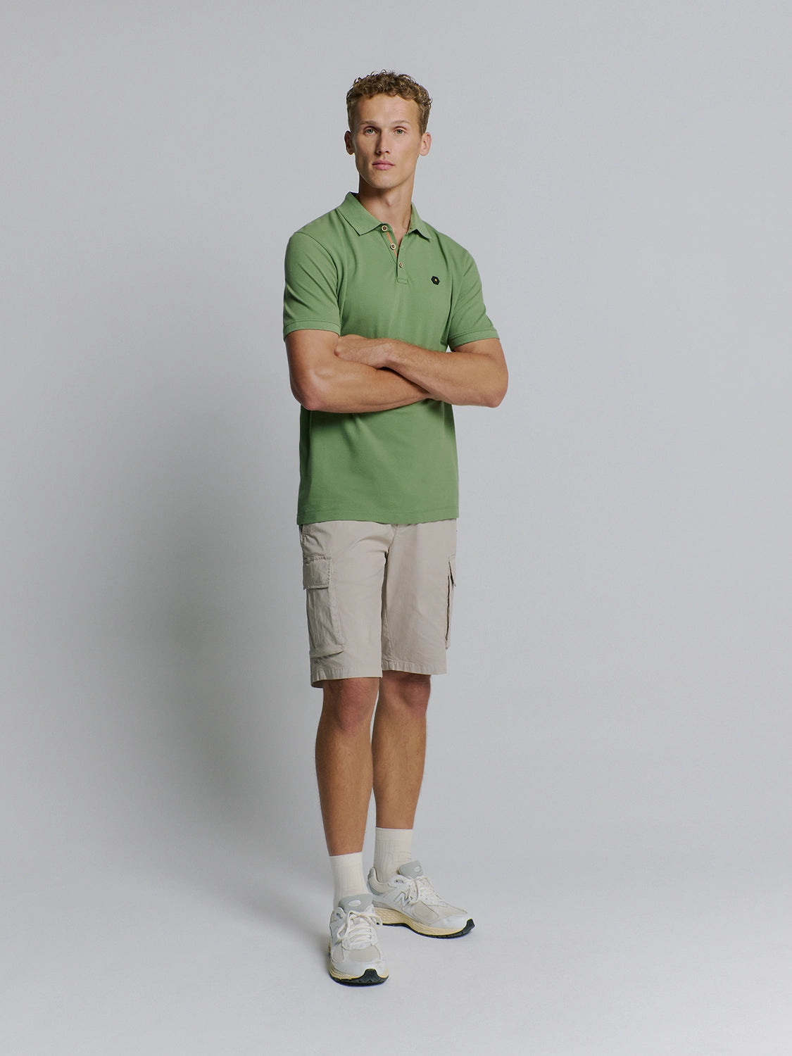 NO EXCESS GARMENT DYED PIQUE STRETCH COTTON POLO 27380201SN