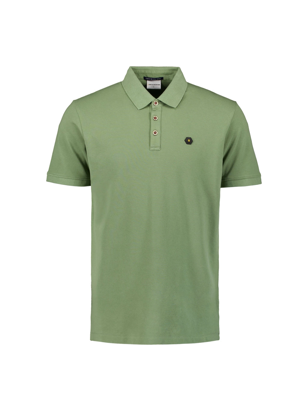 NO EXCESS GARMENT DYED PIQUE STRETCH COTTON POLO 27380201SN