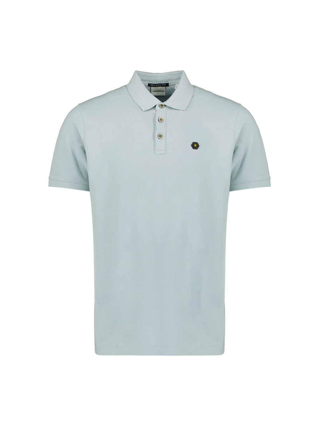 NO EXCESS GARMENT DYED PIQUE STRETCH COTTON POLO 27380201SN