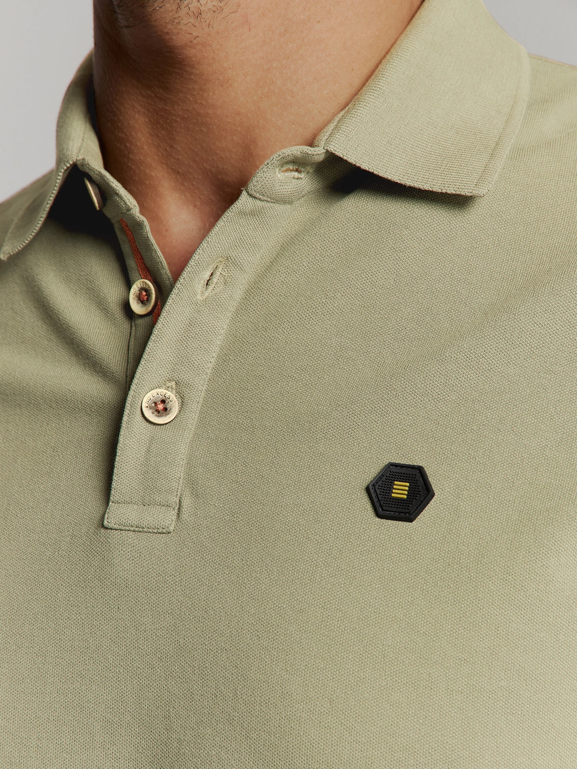 NO EXCESS GARMENT DYED PIQUE STRETCH COTTON POLO 27380201SN