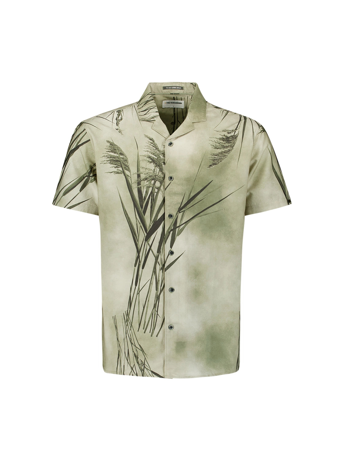 NO EXCESS AOP REVERSE COLLAR S/S SHIRT 27440333