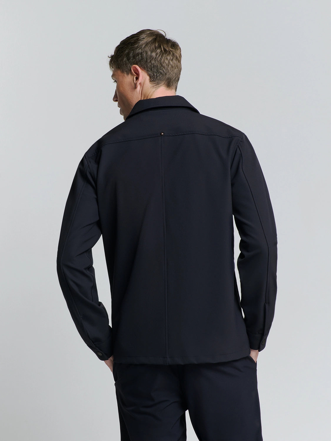 NO EXCESS FULL ZIPPER STRETCH OVERSHIRT 27510104