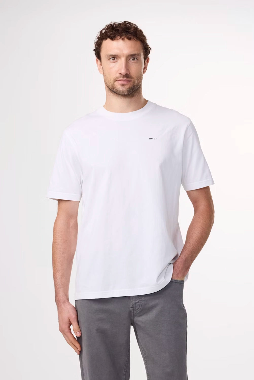 NN07 ADAM PIMA COTTON EMBROIDERED TSHIRT 3209