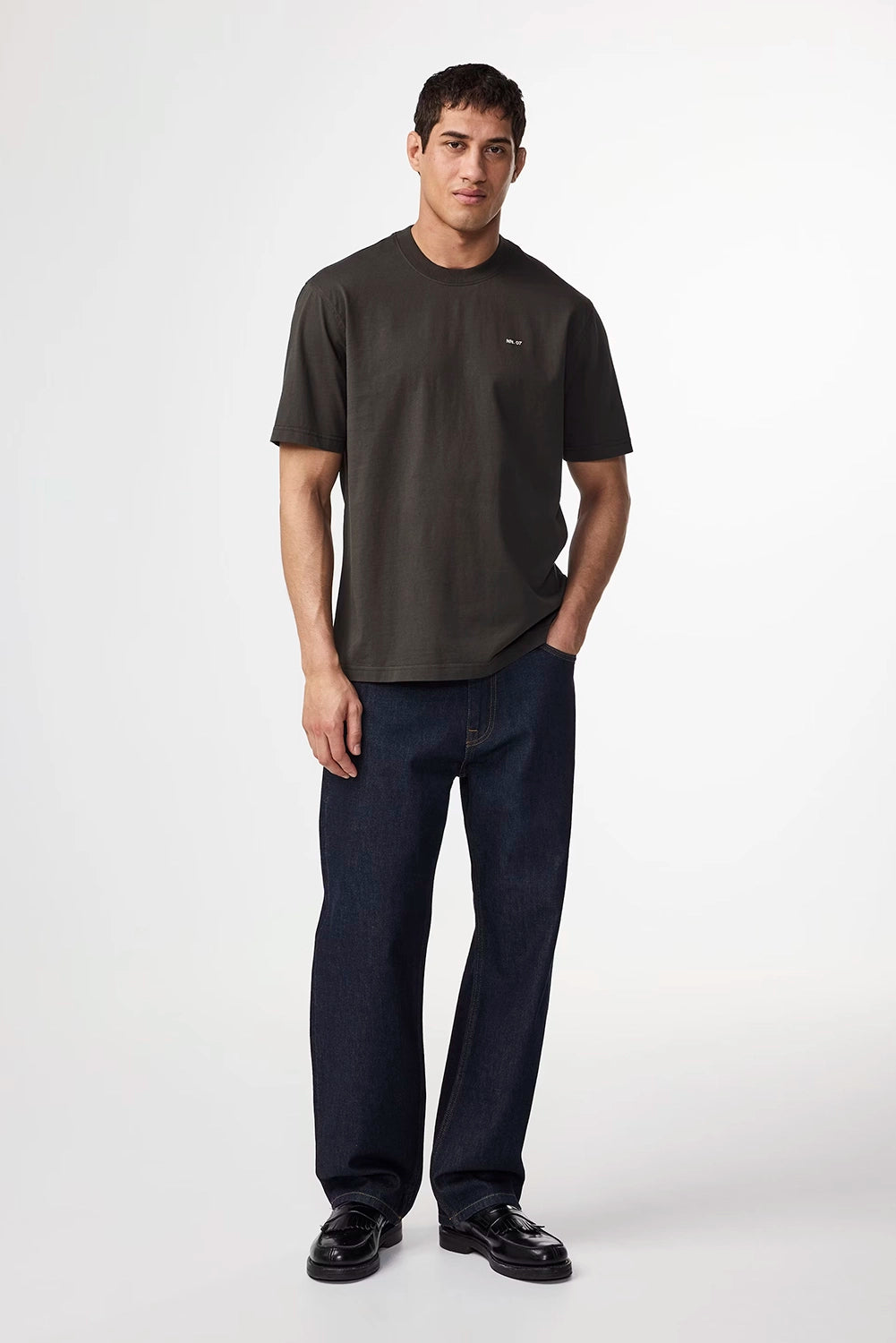 NN07 ADAM PIMA COTTON EMBROIDERED TSHIRT 3209