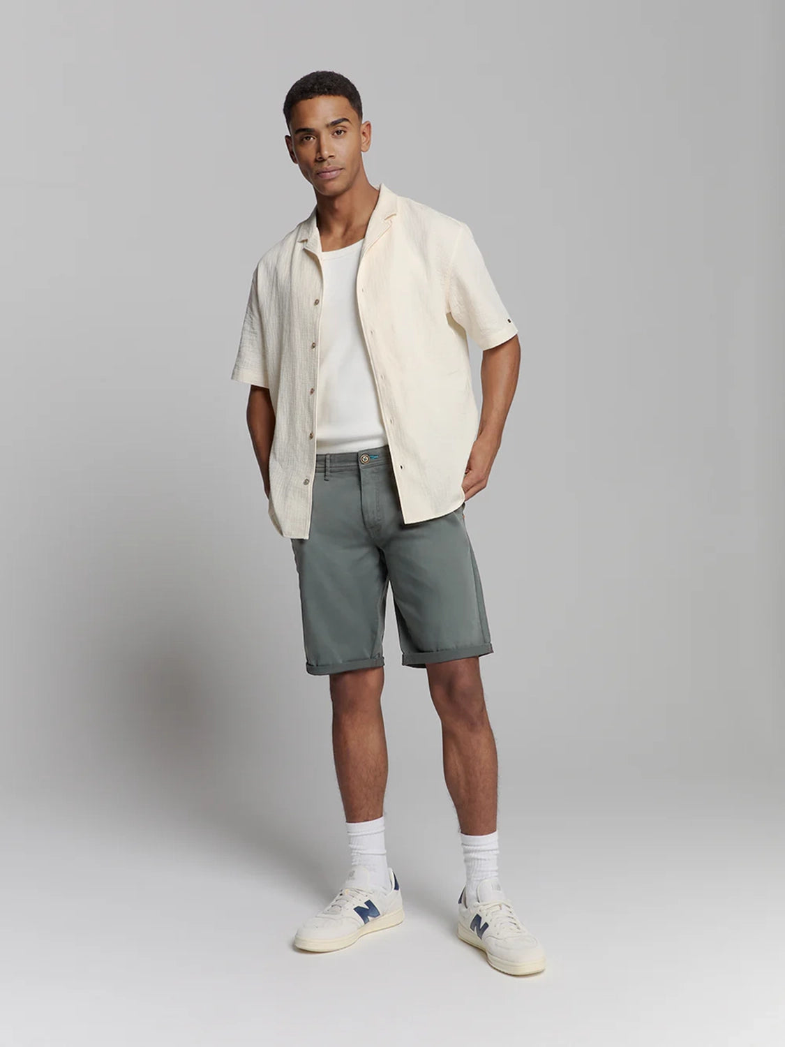 NO EXCESS GARMENT DYED STRETCH TWILL CHINO SHORT 278190306SN