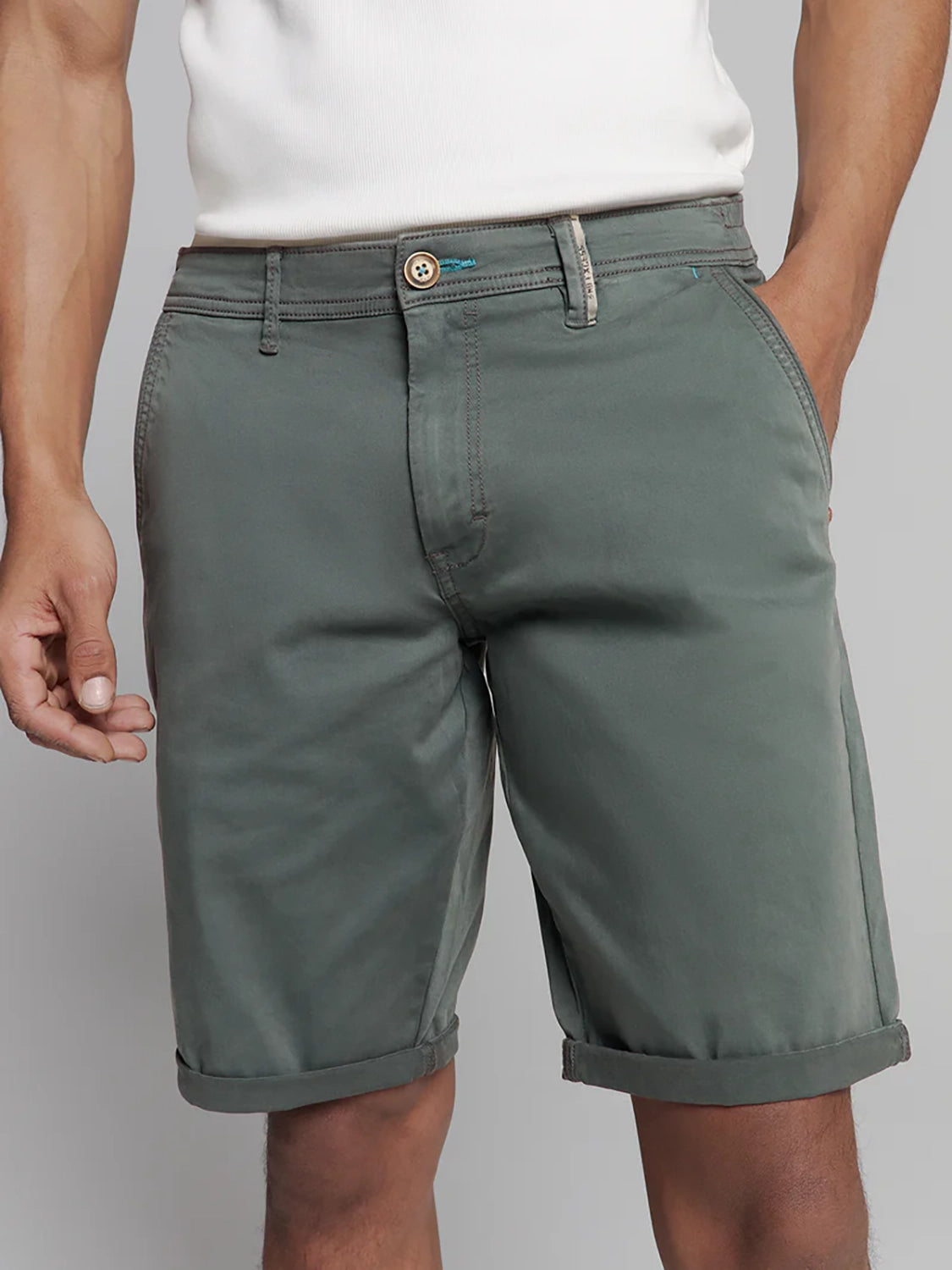 NO EXCESS GARMENT DYED STRETCH TWILL CHINO SHORT 278190306SN