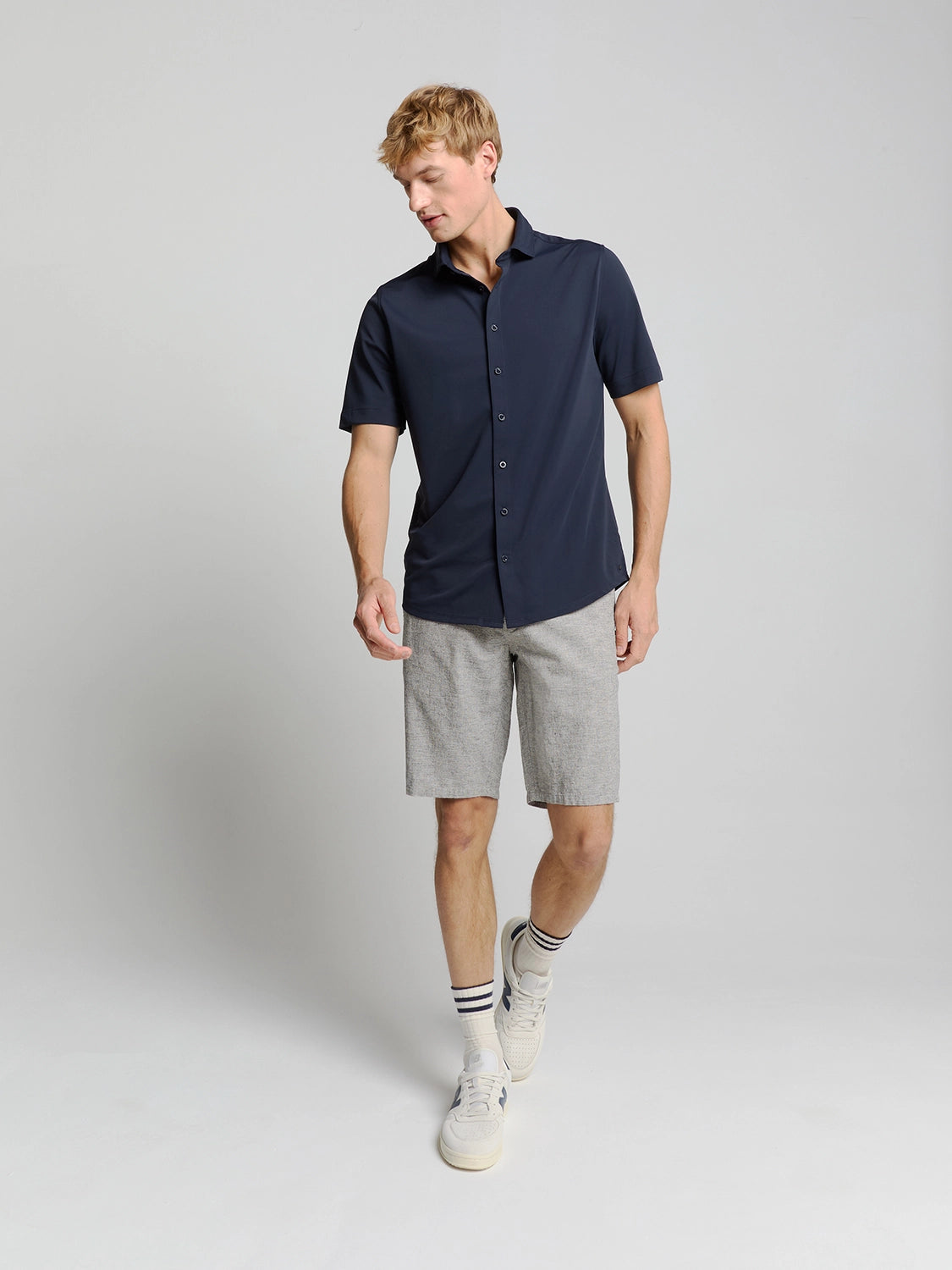 NO EXCESS LINEN BLEND TAILORED SHORT 278190311