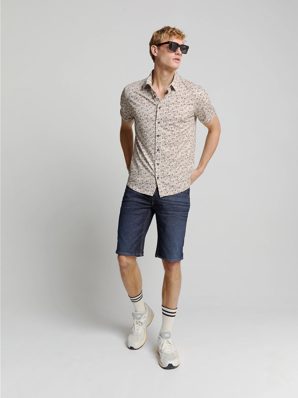 NO EXCESS STRETCH DENIM SHORTS 27819D59N
