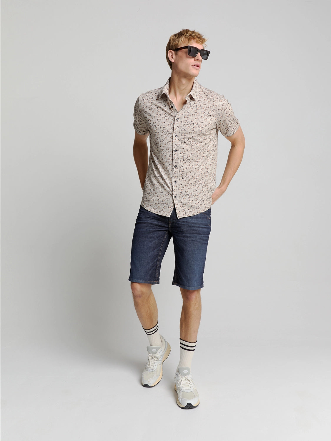 NO EXCESS STRETCH DENIM SHORTS 27819D59N