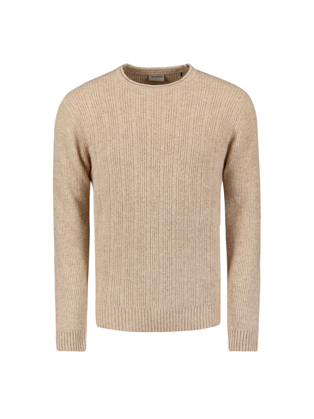 NO EXCESS CABLE CREW NECK MELANGE PULLOVER 29210945