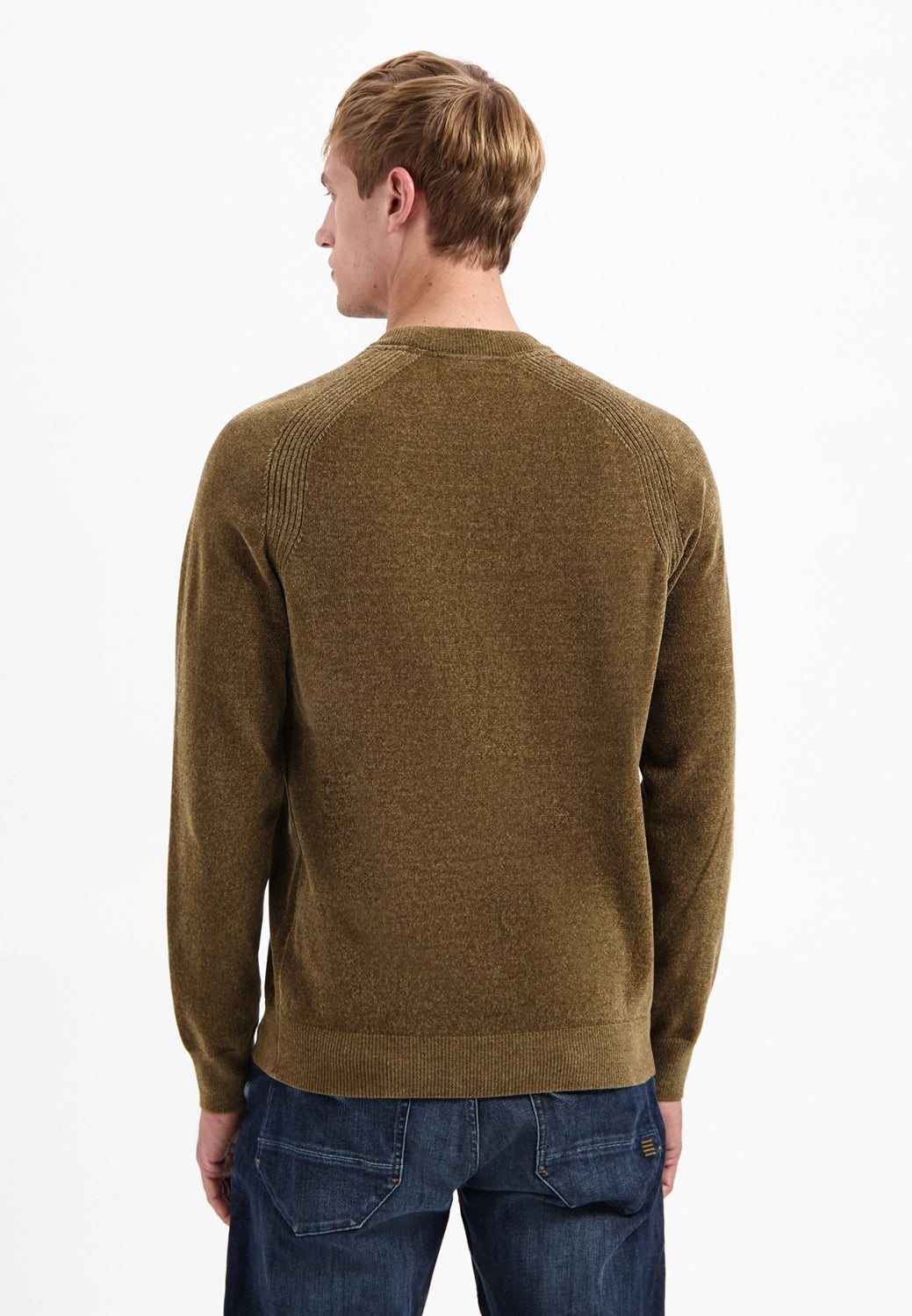 NO EXCESS CHENILLE CREW NECK PULLOVER 29210950