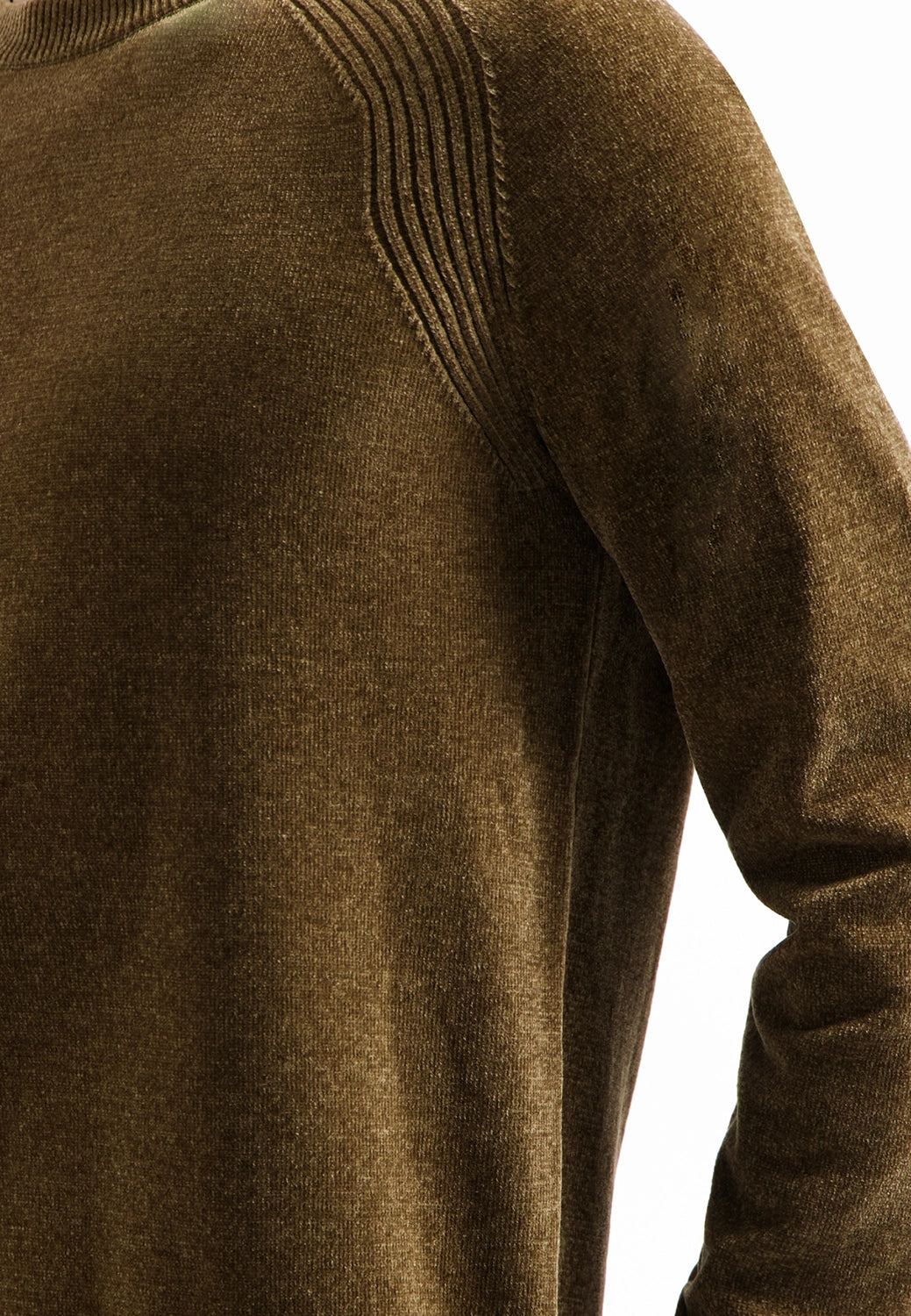 NO EXCESS CHENILLE CREW NECK PULLOVER 29210950