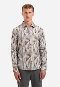 NO EXCESS AOP STRETCH FINE CORD L/S SHIRT 29430923