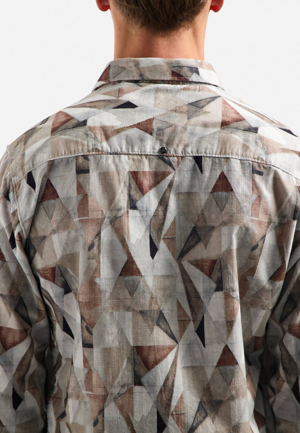 NO EXCESS AOP STRETCH FINE CORD L/S SHIRT 29430923