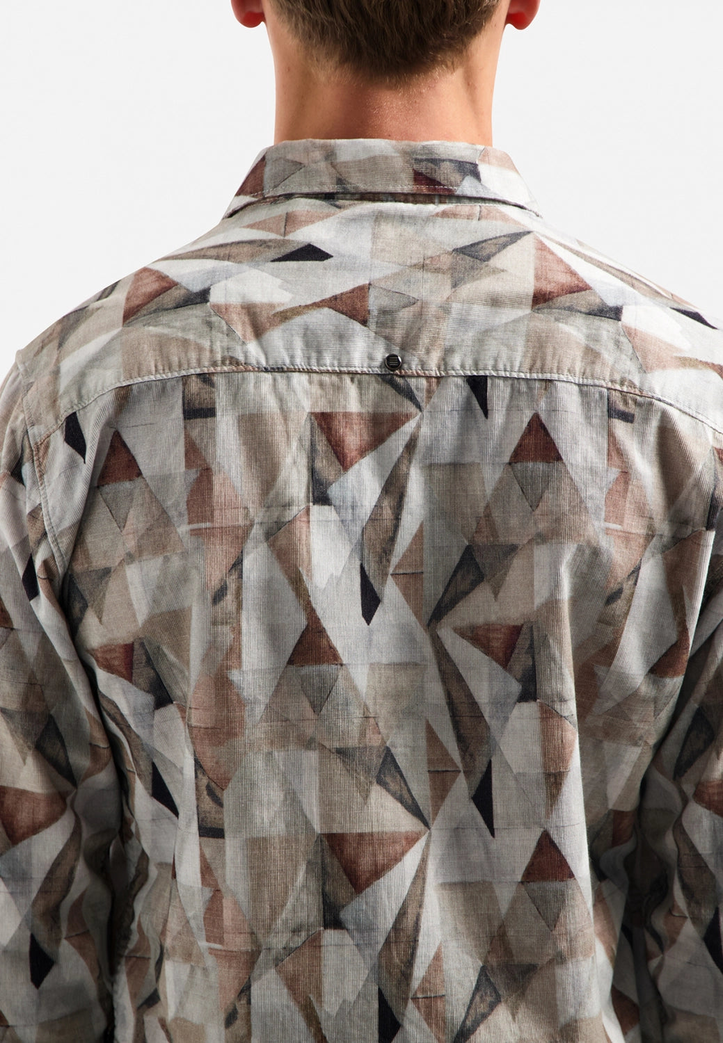 NO EXCESS AOP STRETCH FINE CORD L/S SHIRT 29430923
