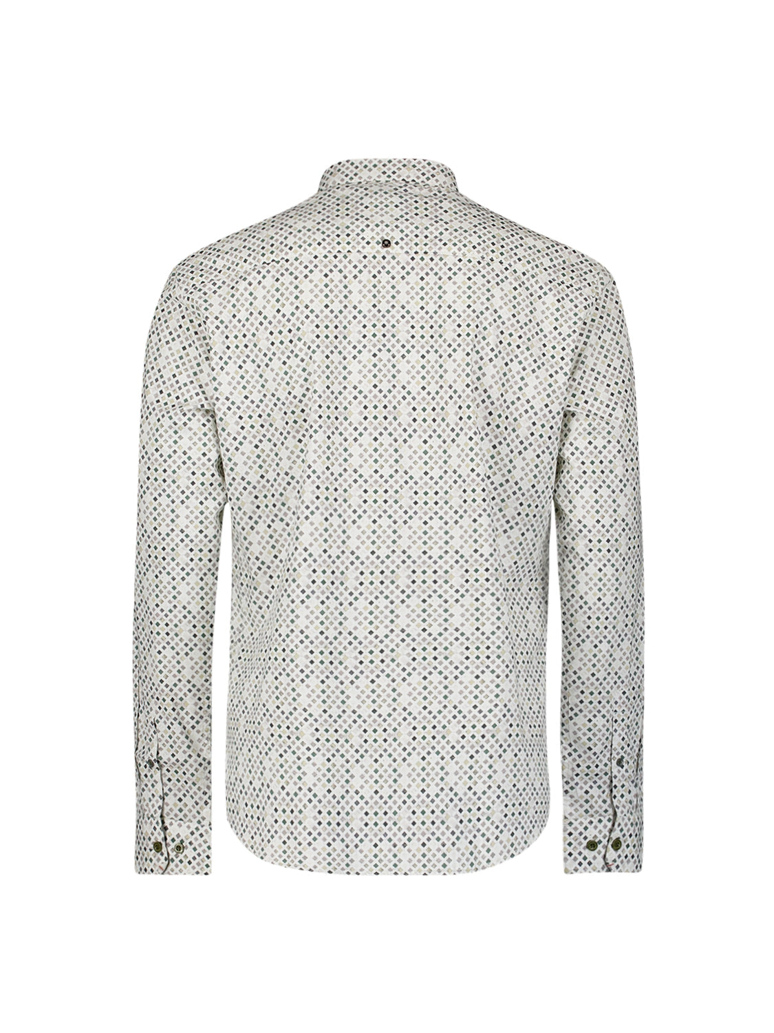 NO EXCESS AOP STRETCH COTTON L/S SHIRT 29450804