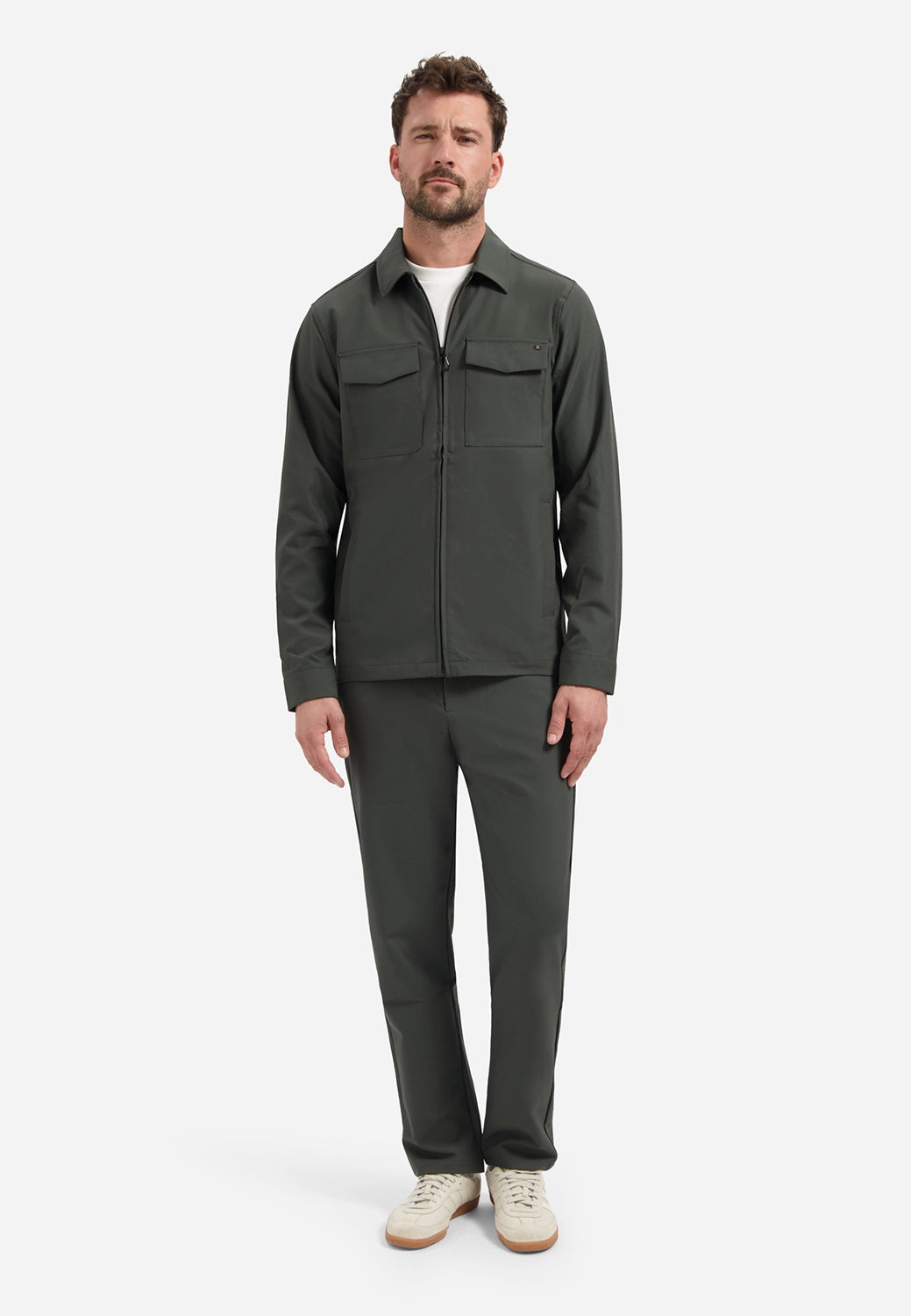 NO EXCESS SEDOC FULL ZIP STRETCH OVERSHIRT 29510804