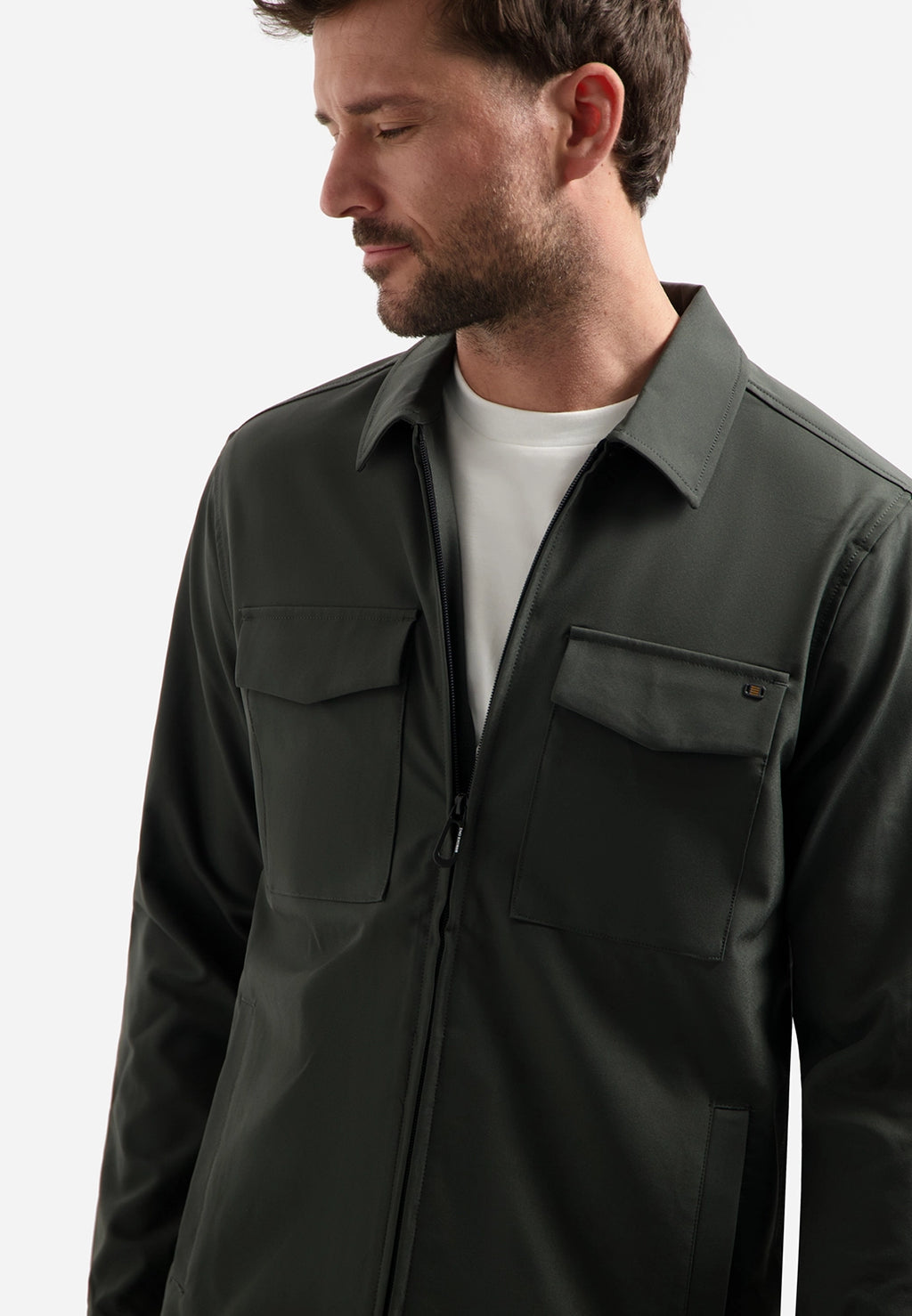 NO EXCESS SEDOC FULL ZIP STRETCH OVERSHIRT 29510804