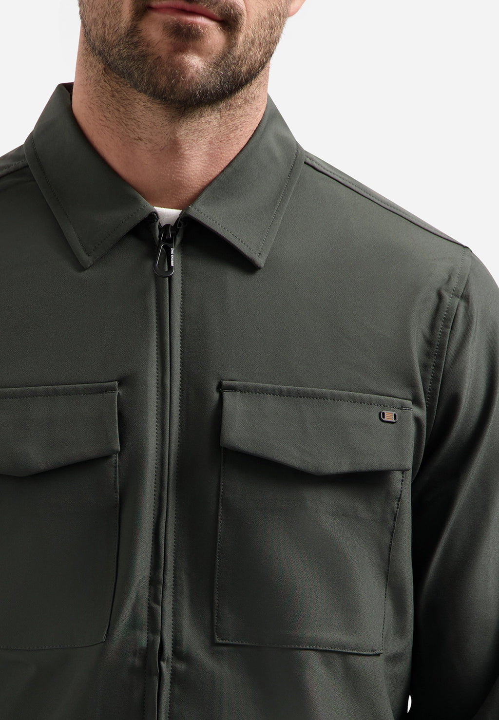 NO EXCESS SEDOC FULL ZIP STRETCH OVERSHIRT 29510804