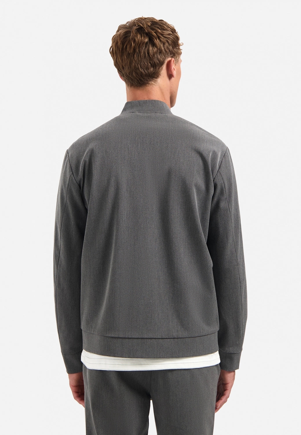 NO EXCESS HYBRID BOMBER MELANGE JACKET 29620822