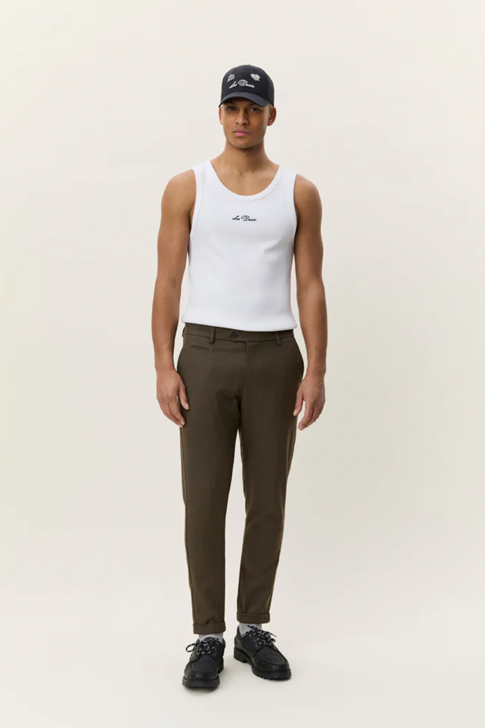 LES DEUX COMO HERRINGBONE SUIT TROUSER 1001871