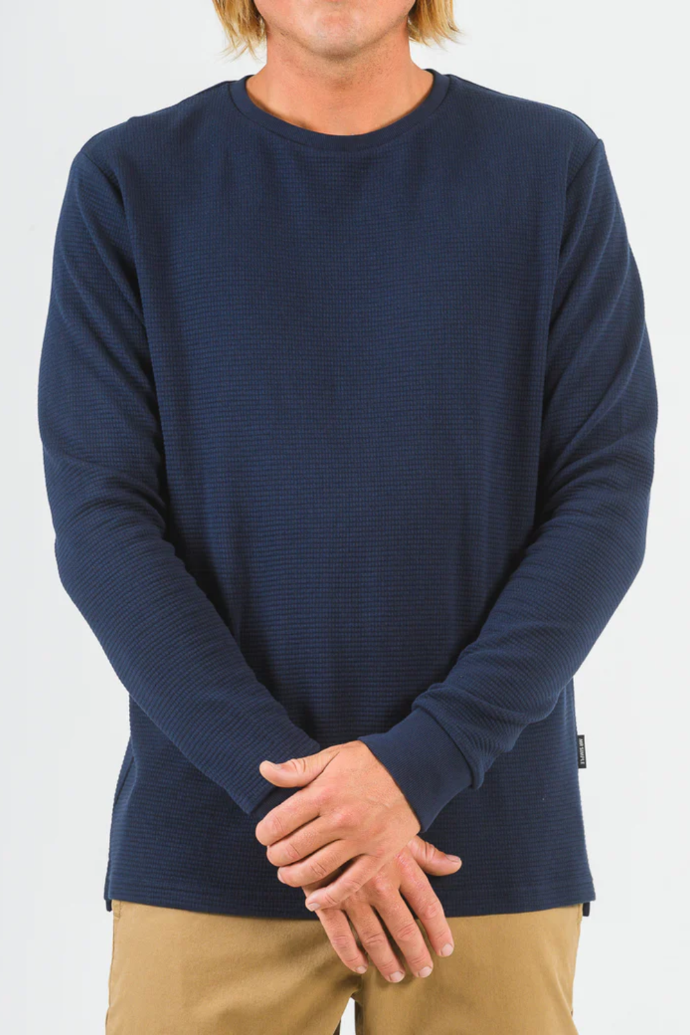 MR SIMPLE SMITH L/S WAFFLE TSHIRT M033131