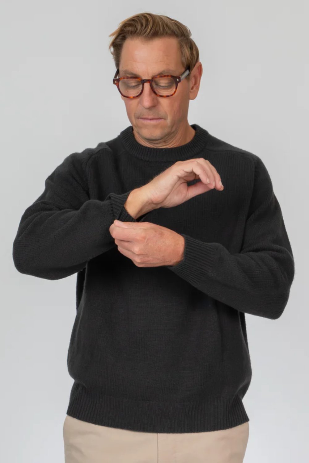 MR SIMPLE FRED CREW NECK KNIT M0739112