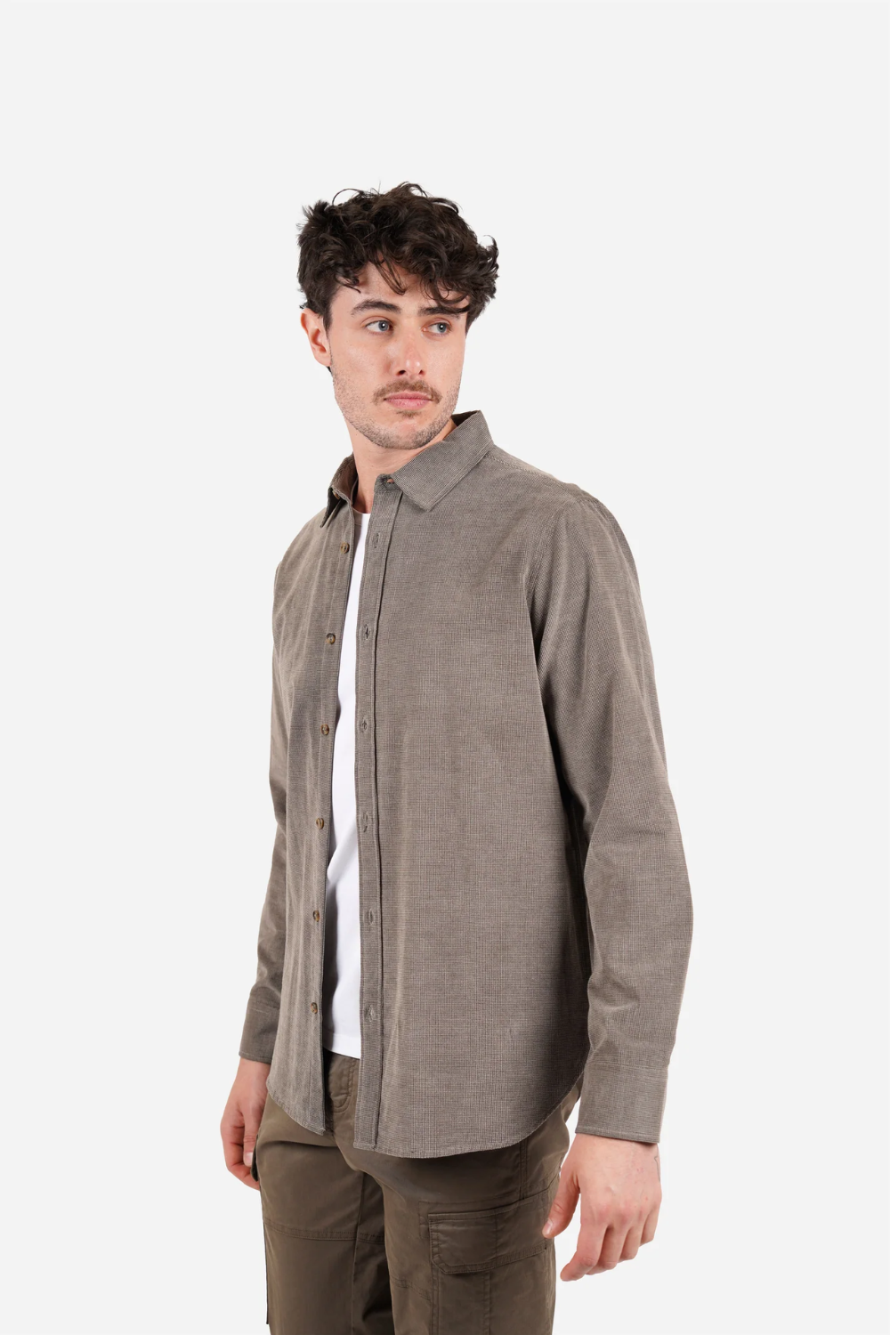 JAMES HARPER TEXTURED COTTON L/S SHIRT JHS639