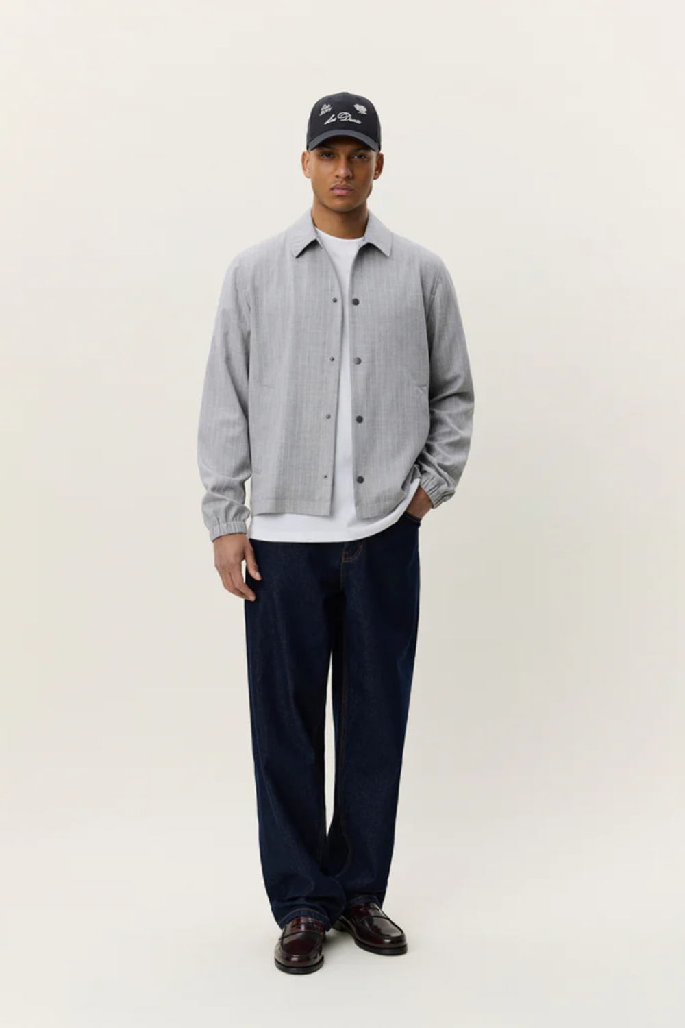 LES DEUX PINSTRIPE COACH JACKET 1001819