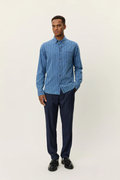 LES DEUX KASH INDIGO STRIPE L/S SHIRT 1000951