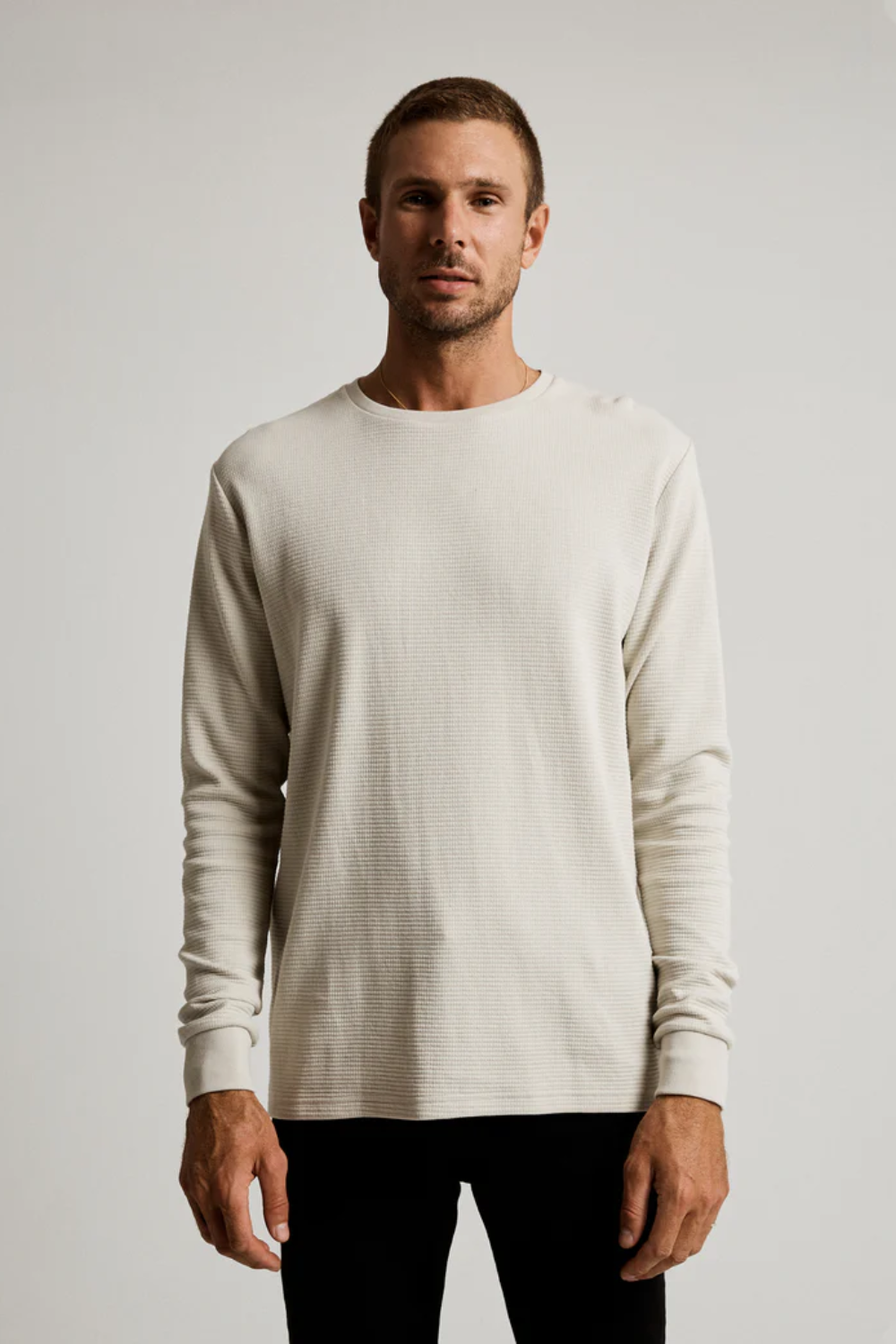 MR SIMPLE SMITH L/S WAFFLE TSHIRT M033210