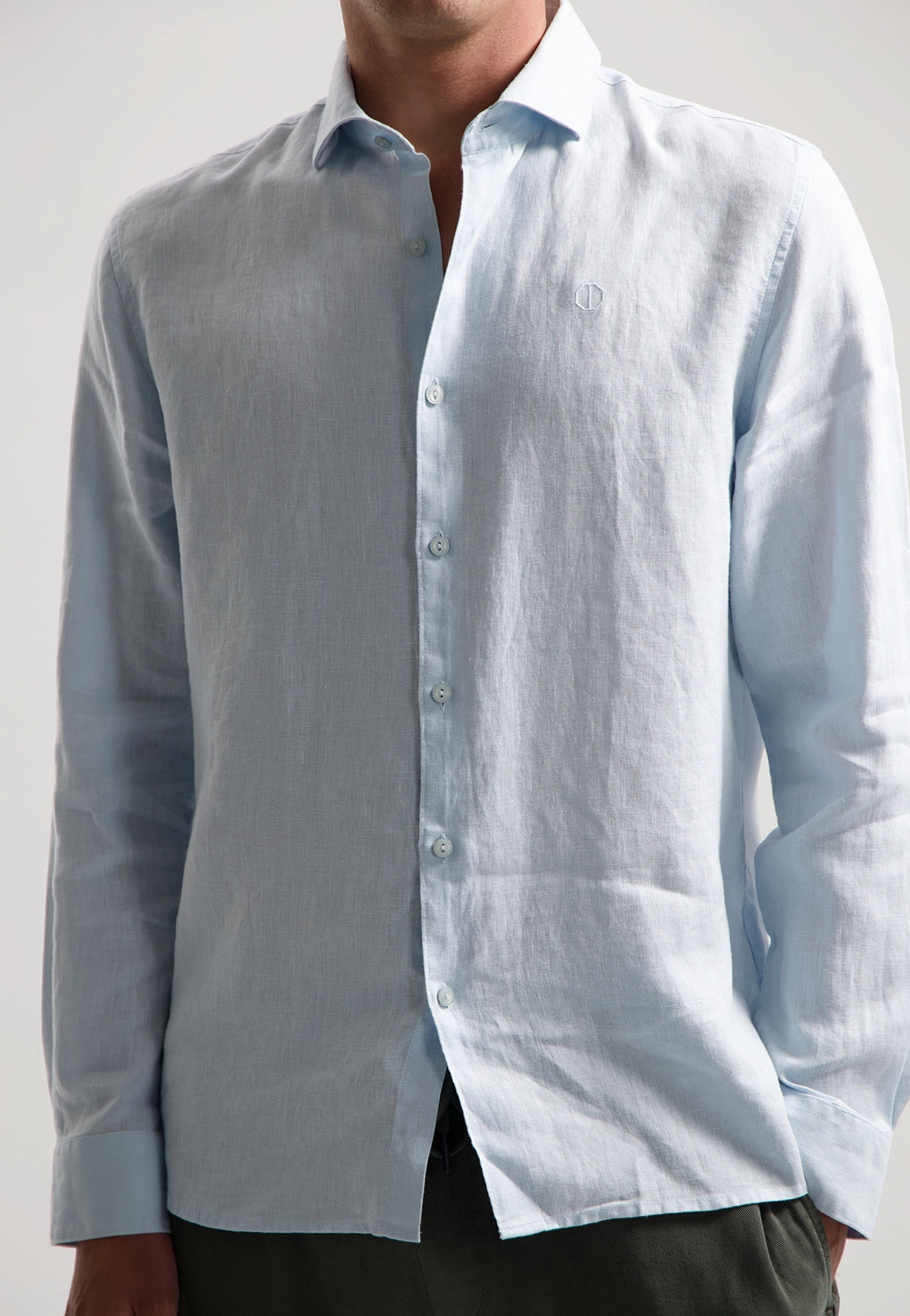 DSTREZZED JAGGER L/S 100% LINEN SHIRT 303710
