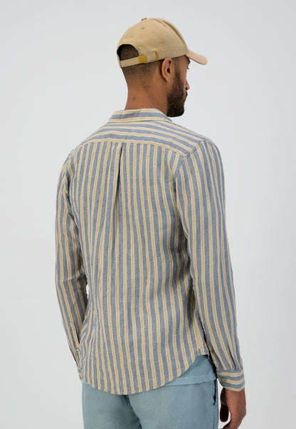 DSTREZZED LINEN STRIPE L/S SHIRT 303724