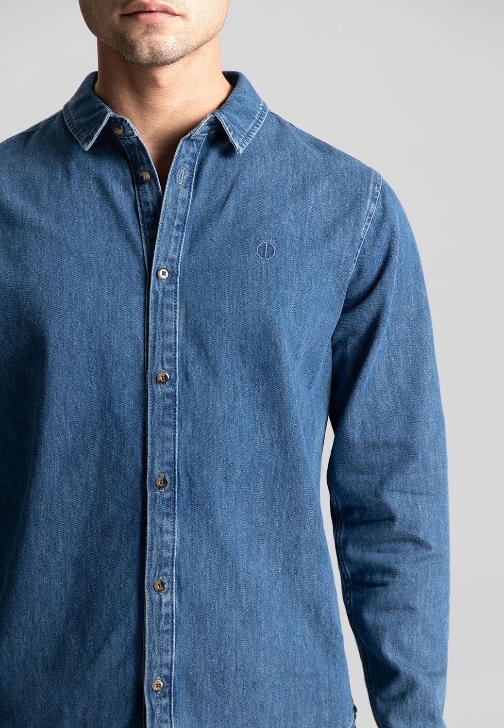 DSTREZZED TORKEL L/S DENIM SHIRT 303772