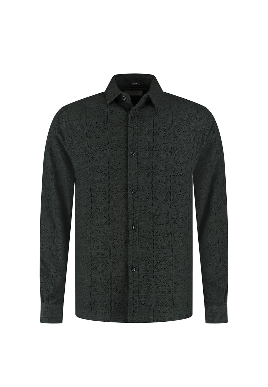 DSTREZZED DELAN COTTON MIX LACE LOOK SHIRT 303976