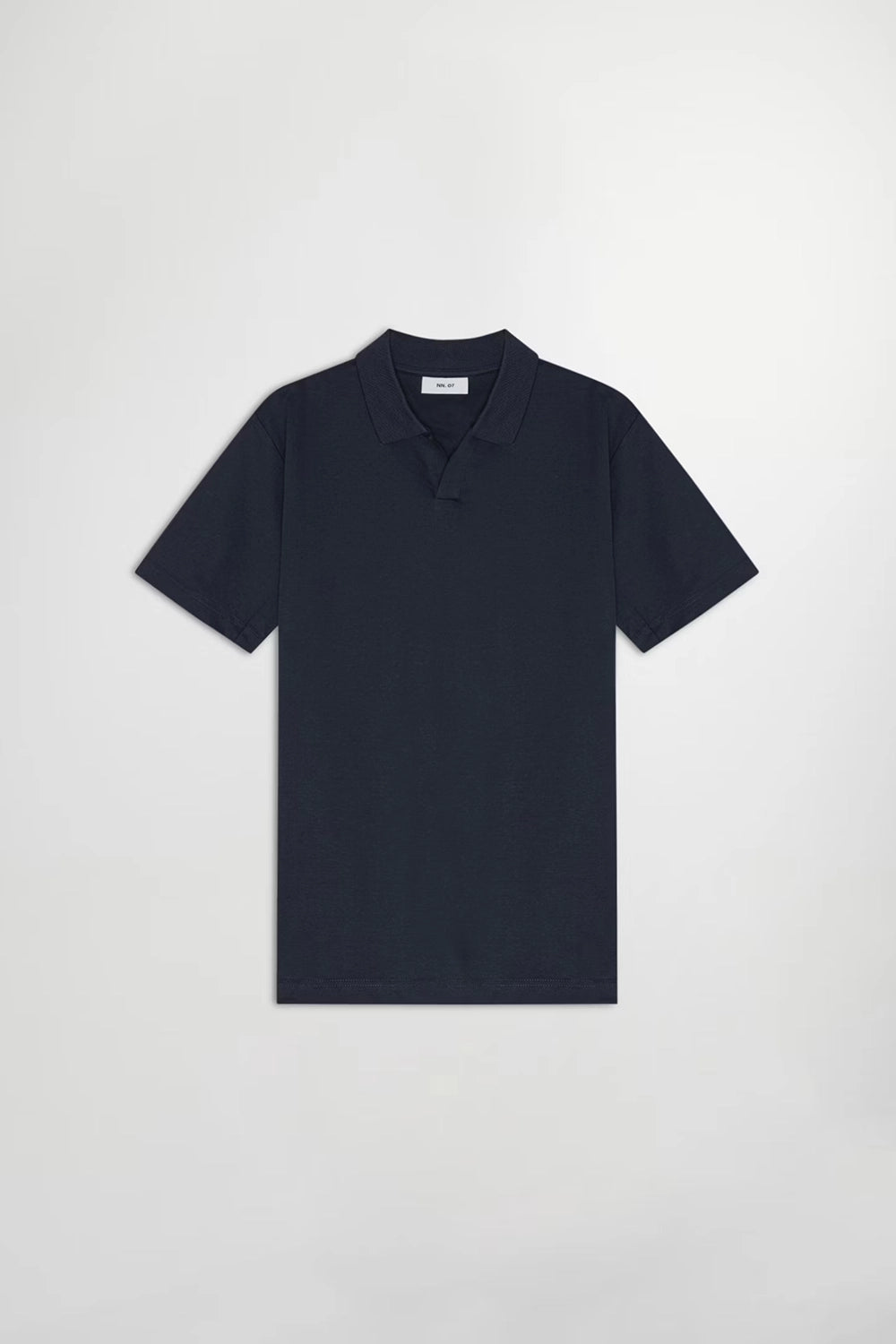 NN07 PAUL ORGANIC COTTON JERSEY OPEN COLLAR S/S POLO 3525