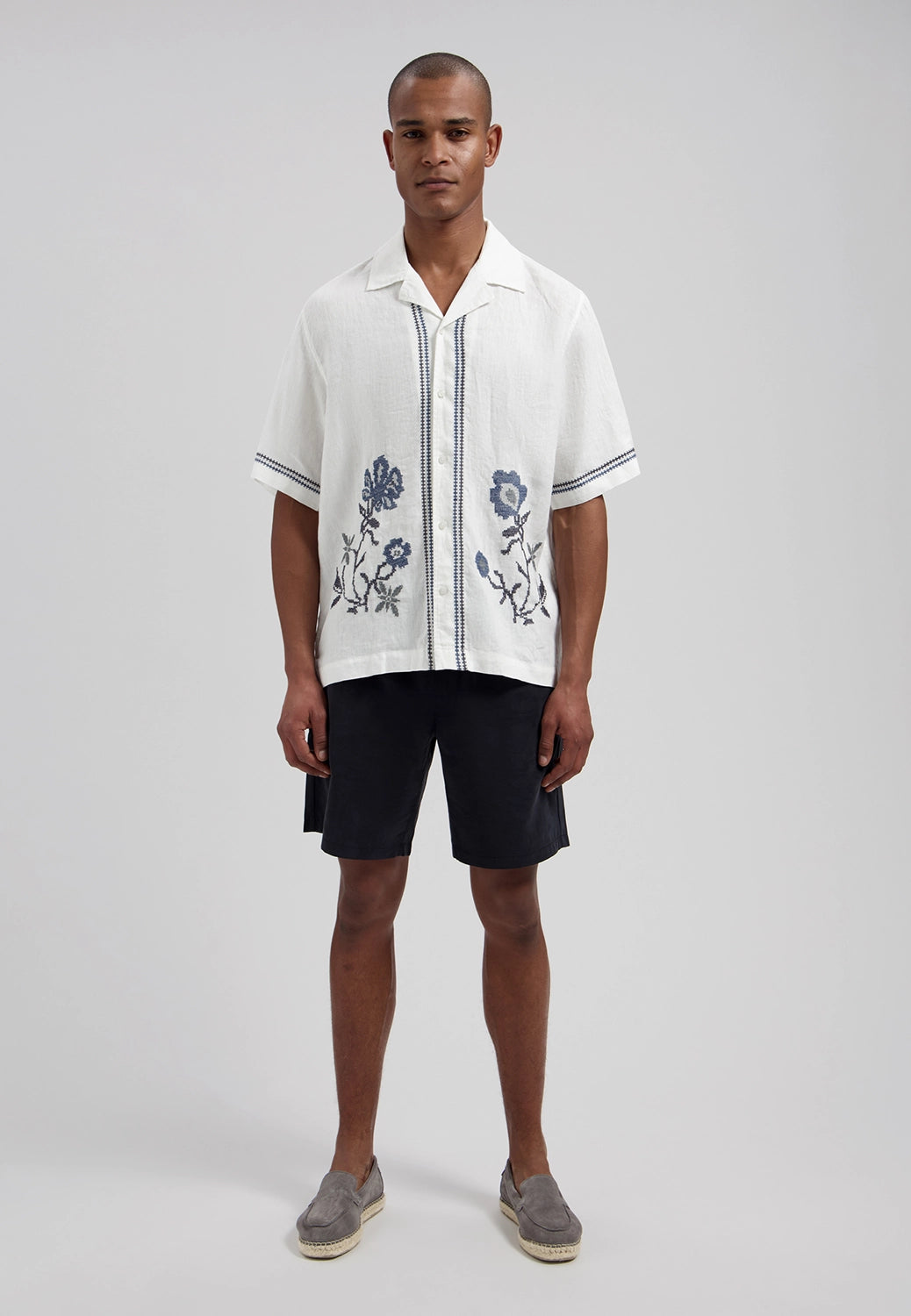 DSTREZZED HERO ARTWORK EMBROIDERED S/S SHIRT 311525