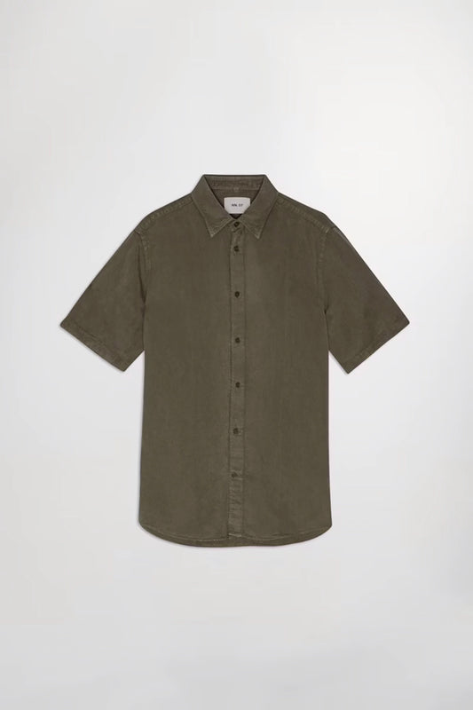 NN07 ARNE LINEN TENCEL BLEND S/S SHIRT 5028