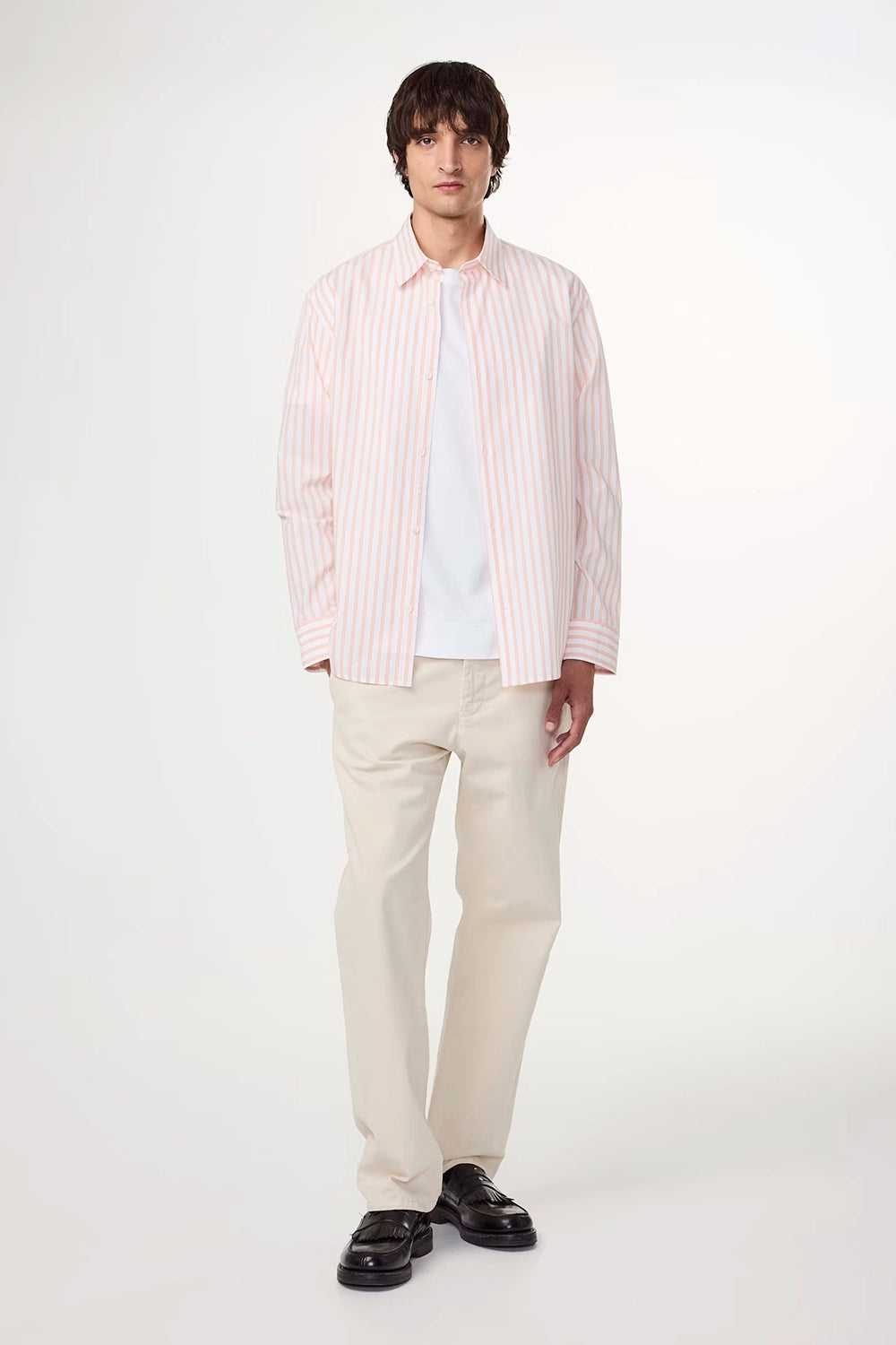 NN07 FREDDY ORGANIC COTTON STRIPE L/S SHIRT 5973