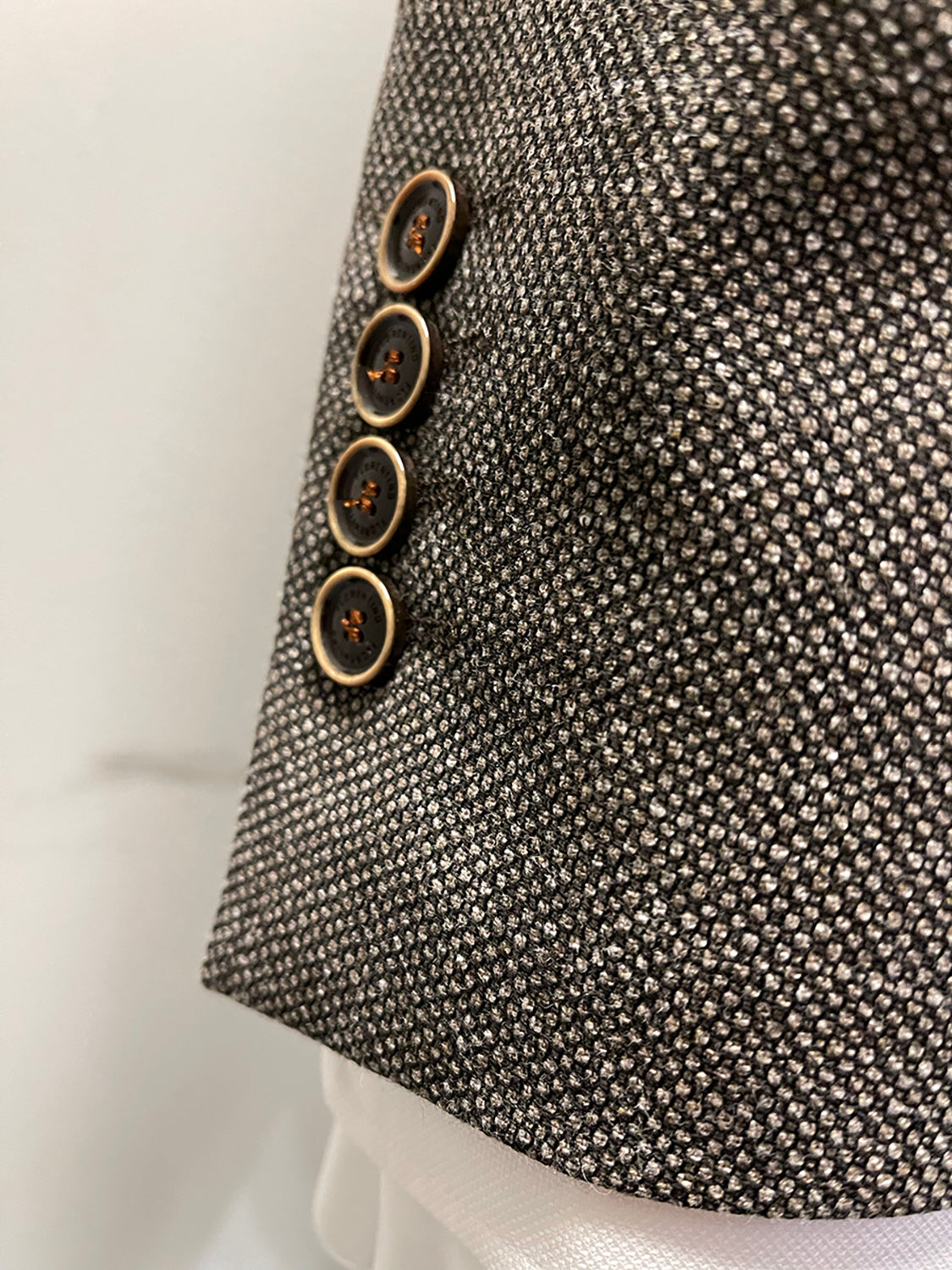 FLORENTINO WOOL / COTTON TEXTURED BLAZER 323933