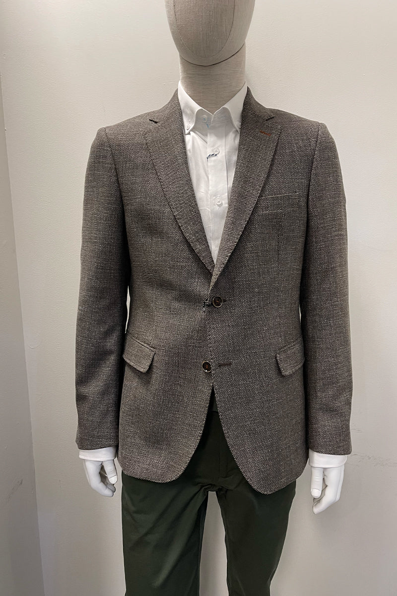 FLORENTINO WOOL / COTTON TEXTURED BLAZER 323933