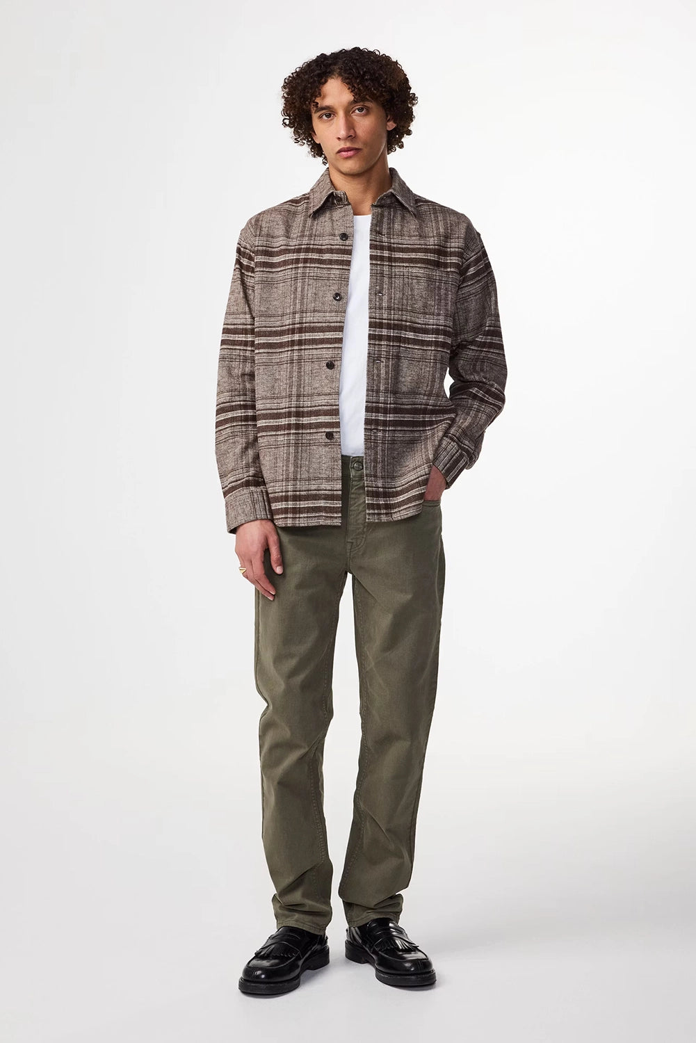 NN07 ADWIN ORGANIC COTTON L/S OVERSHIRT 5292