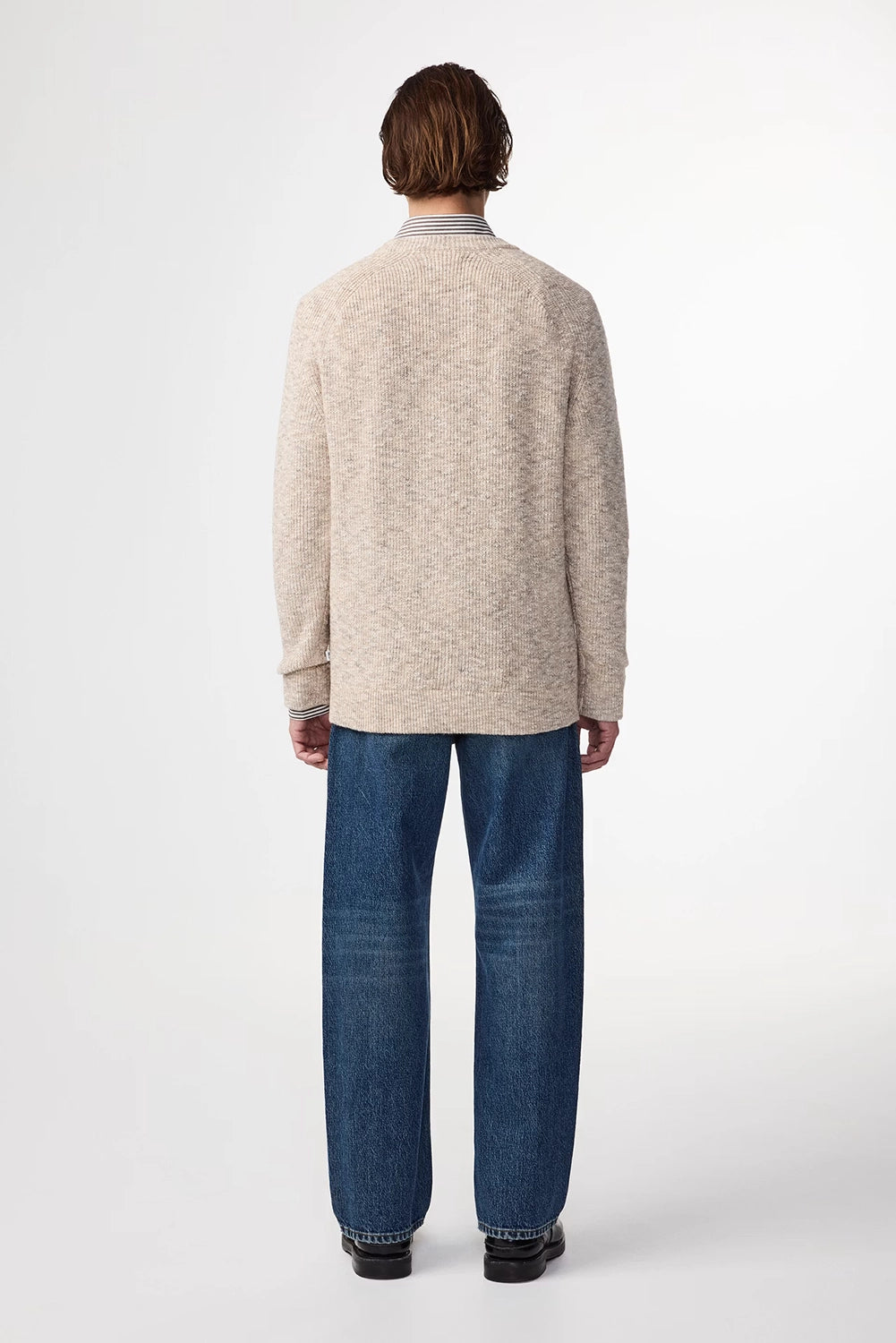 NN07 JACOB BOUCLE CREW NECK KNIT 6673