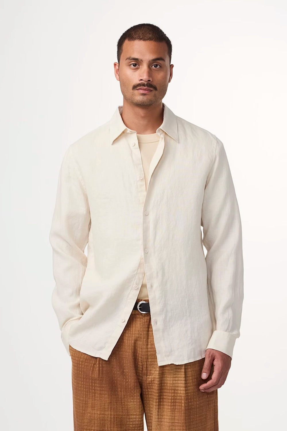 NN07 ENZO 100% SOFT FEEL LINEN L/S SHIRT 5708